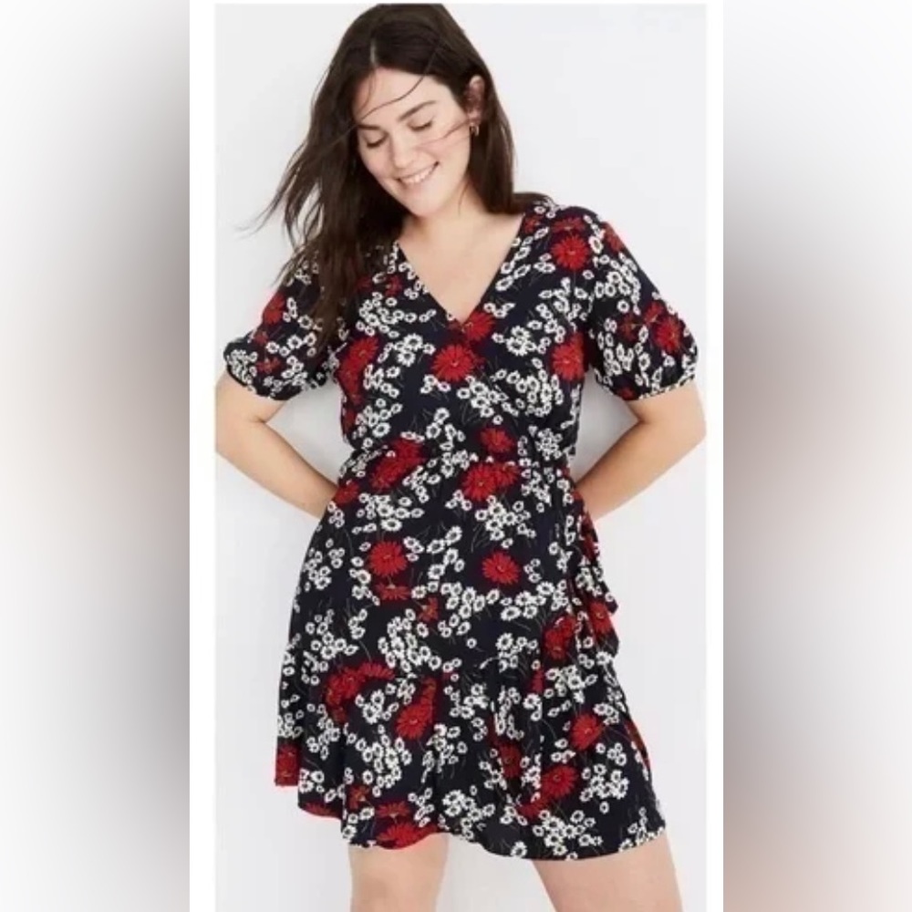 Madewell Hillside Daisies Casual Dress